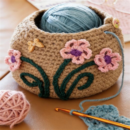 Easy Crochet Yarn Bowl Pattern | Beginner-friendly PDF Instant Download - Etsy