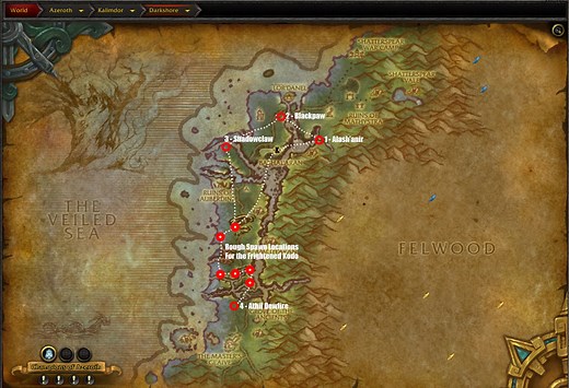 Darkshore Mount Farming Guide - Horde - License To Kill