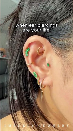 When ear piercings are your life