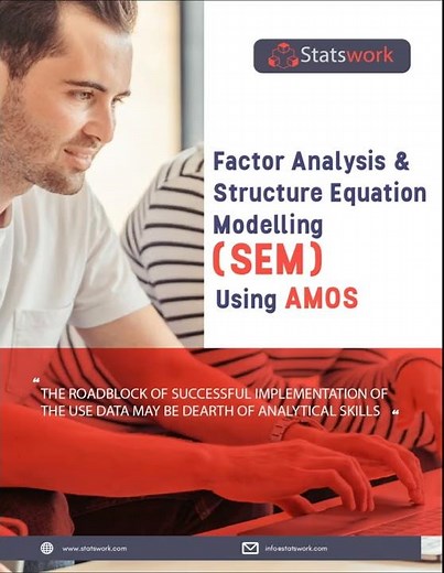 SEM using AMOS Statistical Services from Experts at Statswork