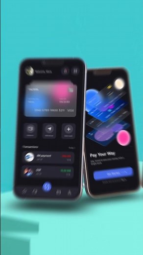 Trending UI Design || making a Figma UI Design for a banking App #Speed design #shorts