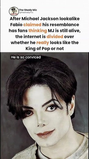 Michael Jackson lookalike Fabio “Looks Just Like MJ?” Has the internet divided 😭🤔 #michaeljackson