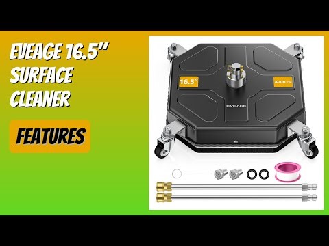 REVIEW (2025): EVEAGE 16.5" Surface Cleaner. Features