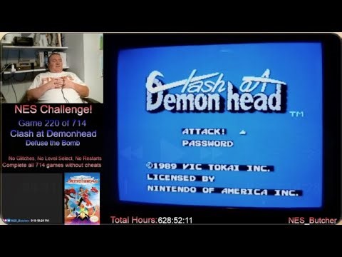 NES Challenge - Clash at Demonhead in 3:21:54 [220/714]