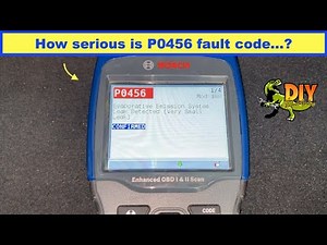 How serious is P0456 code?