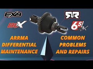ARRMA 6S DIFFERENTIAL REPAIRS MAINTENANCE AND NOISES.