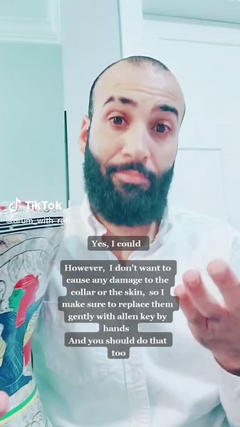 Replacing Darbuka Collar Screws Without Power Drill