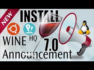 How To Download And Install Wine 7.0 On Ubuntu Linux Mint Pop OS Using Terminal- Latest Wine