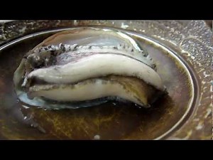 Live Abalone cooking and "Dancing"