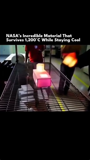 NASA material survive extreme heat while staying cool #materialscience #nasa #howitworks #innovation