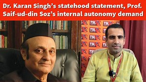 69K views · 1.4K reactions | Dr. Karan Singh’s statehood statement, Prof. Saif-ud-din Soz’s internal autonomy demand | Syed Junaid reports | The Straight Line | Facebook