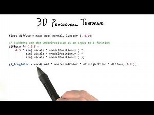 3D Procedural Texturing - Interactive 3D Graphics