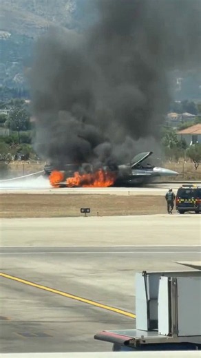 Jet crash lands at popular Greek tourist airport