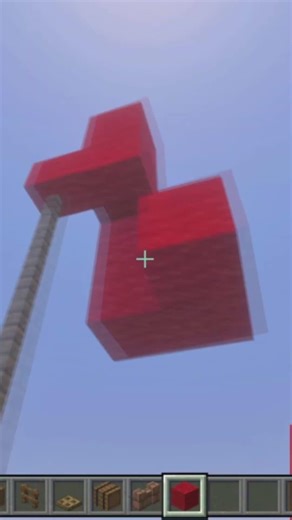 Minecraft Flag Pole Tutorial #minecraft #minecraftshorts #youtubeshorts #minecraftbuilding