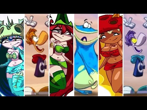 Rayman Origins - All Nymphs & Playable Characters