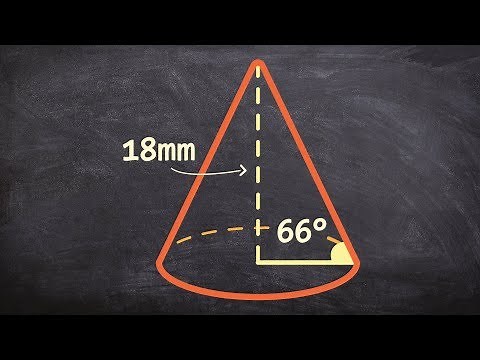 How to determine the volume of a cone by finding the height first