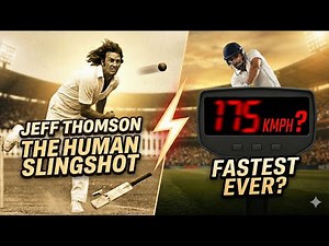 Jeff Thomson: The Man Who Bowled 175Km/h | The Fastest Bowler in History!