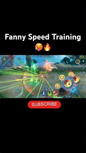 Fanny Speed Practice 🔥 #mobilelegends