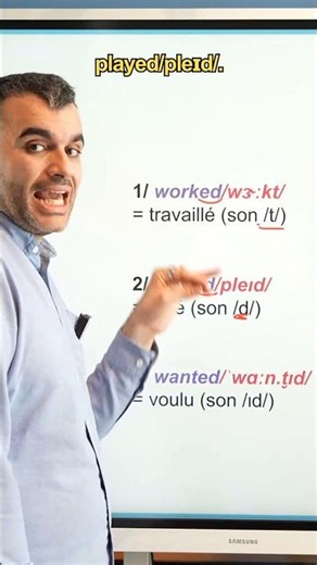 Coment prononcer le -ed à la fin des mots en anglais ?