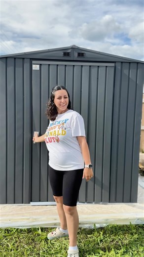Kerra Ezgi on Instagram: "Backyard Upgrade with Arrow Storage Products. Just finished setting up our new shed from Arrow Storage Products - celebrating their #arrow80thanniversary with this sleek and sturdy upgrade! Watch the assembly process and see why this shed is perfect for keeping our backyard organized. #ArrowEliteShed #Arrow80thAnniversary #ShedStorage #ad #sponsored Partnered with @shelterlogicdirect"