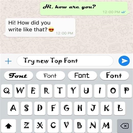 Chat Style font keyboard & fancy font application