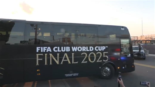 Chelsea team bus departs MetLife Stadium