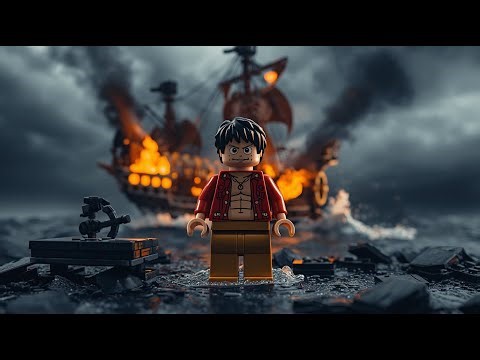 LEGO One Piece: Luffy vs. Buggy the Clown | Epic Full Fight Scene (CGI Animation)