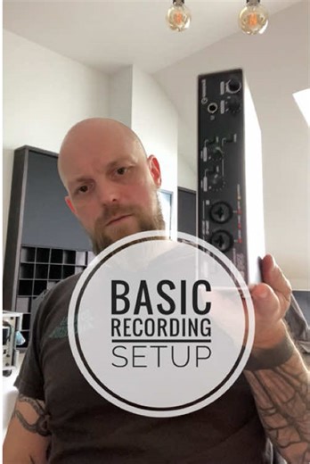 Basic recording setup #mixing #mastering #heavymusic #doommetal #stonerrock