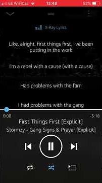 First things first-Stormzy lyrics with music