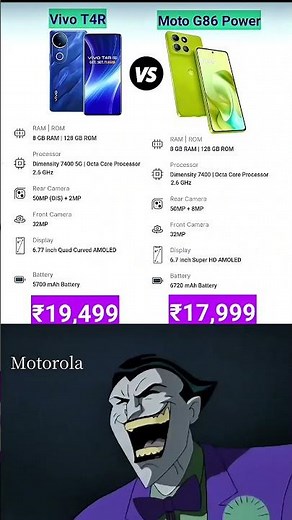 vivo t4r vs moto g86 power quick information
