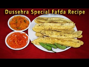 Fafda Recipe in Gujarati || Homemade Gujarati Fafda & Sambhar Recipe || Make Fafda at home