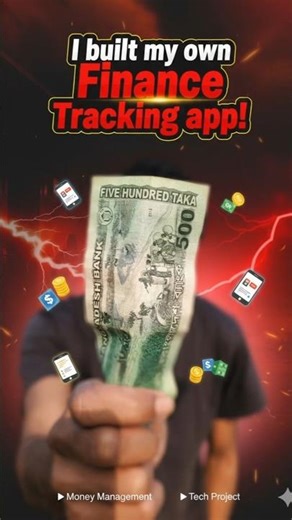 I built my own finance tracking app! 🔥