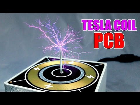 Music TESLA COIL on PCB + Bluetooth