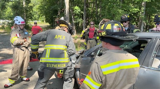 Female firefighters inspire young girls to pursue male-dominated industry