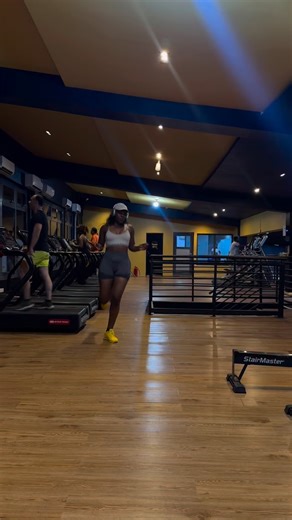 Alex Unusual 🦋| Asogwa Alexandra A. 🦋 on Instagram: "First day at the gym in 2026. 30 minutes treadmill, 30 minutes Allonsy 🤣. I caught the bug 💃🏾. I think I should try Pilates next. After looking at all those hardcore workout equipments, I was weak. Let’s see how the year goes sha. Maybe I’ll be serious this year. My trainers are tired.😩"