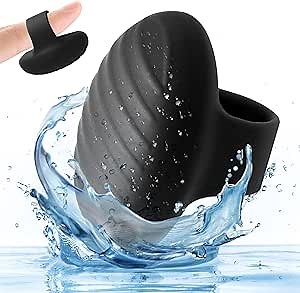 Mini Finger Pocket Vibrator Clitoral Stimulation Facial Eye Skin Care Tools 10 Vibration Modes USB Rechargeable Portable Silicone Massage for Body Relax Muscles Tighten Relieve Dark Circles Puffiness