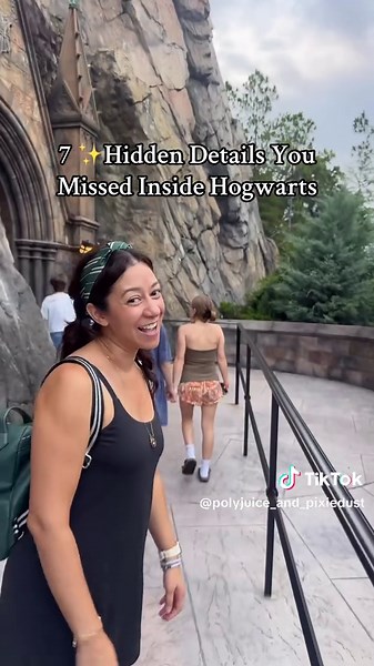7 details you probably never noticed inside Hogwarts 🤓 This reel took me forever to compile and it’s way too long 😂 but I had to share because if you love nerding out about theme park details as much as I do, then you are my people and this is for you. Did you know Universal also offers FREE tours on many attractions? It’s not guaranteed (and busier days make it trickier), but if you visit in the off-season and ask, you might just get to see even behind the scenes. We got to go to parts of the