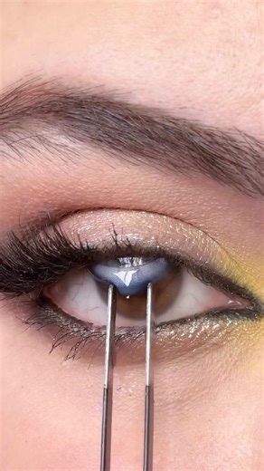 Eye lens removing technique #reels #viral #trending #lens #beauty #tutorial #technique #shorts