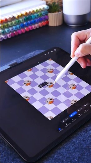 Seamless Pattern on Procreate | Digital Art 🎨 #ipadpro #digitalart