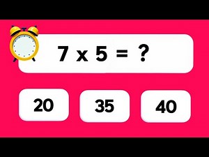 Multiplication Table QUIZ for Kids | Make Math Fun