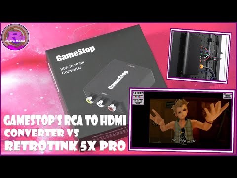 GameStop's RCA to HDMI Converter vs The RetroTINK 5X Pro - Composite and Component Comparisons (Pt2)