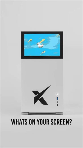 The Xen case screen isn’t just for looks—you can load it up with backgrounds, system stats, or anything you want to show off! Let us know what you've put on your screen! #xidax #Custompc #pcgaming #gamingpc #custombuild #backgrounds #whatsonyourscreen | Xidax PCs
