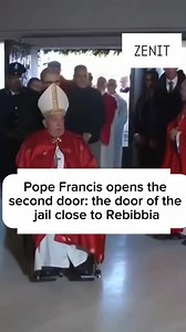 🇻🇦🚪 Pope Francis opens second Holy Door On Thursday morning, December 26, Pope Francis opened the second of the five Holy Doors of the Jubilee Year 2025. It is the Door in the Roman prison of Rebibbia. | ZENIT English News Agency