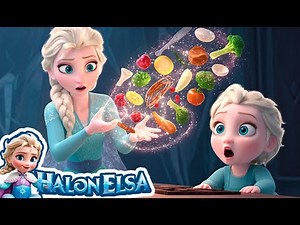 🍲✨👧 Elsa Cooks with Magic?! Baby Elsa Giggles! 😂 | Frozen Elsa Disney Princess Fun - Halon Elsa