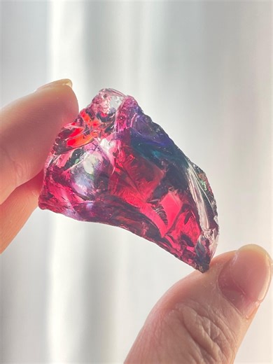 Cristal curativo, Andara natural en bruto / Andara arcoíris / Raro / Monoatómico / 33 g - Etsy México