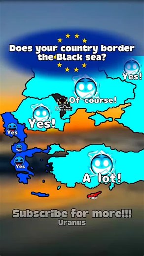 Does your country border the Black Sea? #europe #geography #map #mapping #geographythroughmaps