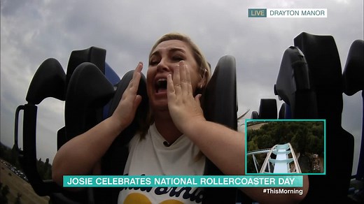 It's the moment you've all been waiting for... may we present Josie Gibson trying to name as many #ThisMorning family members as she can, whilst on a rollercoaster. 🎢 Strap yourselves in, because this is ICONIC! 🤣 | This Morning