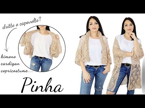TUTORIAL: kimono/copricostume "Pinha"