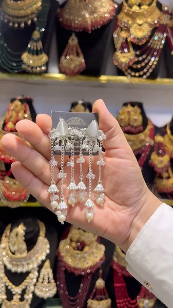 ✨💎 Trendy Kashmiri Earrings in Real Stone 👑🌸 | Traditional & Elegant Jewellery🔥 #kiswajewellery
