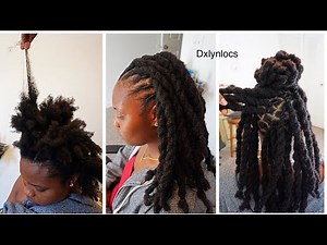 PERMANENT LOC EXTENSIONS ON LONG HAIR!